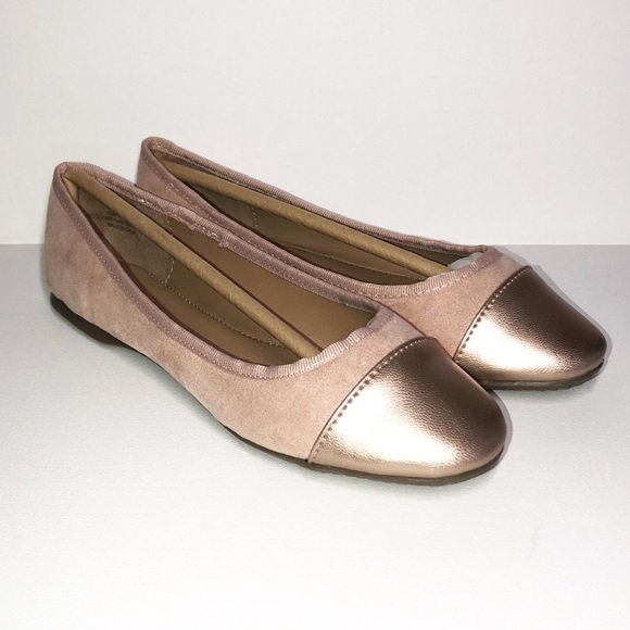 rose gold flats canada
